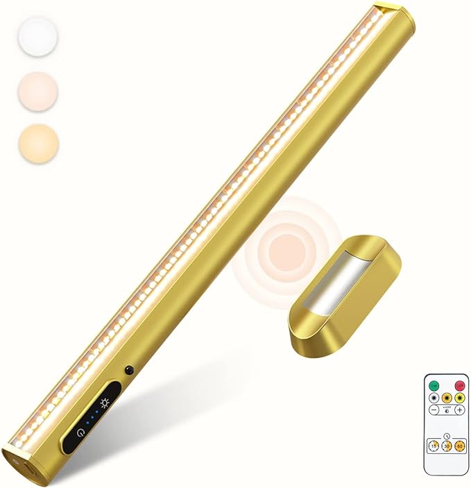 Rechargeable Magnetic LED Light Bar, 4000mAh Wireless Closet Light