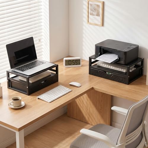 WALI Monitor Stand Riser with Drawer
