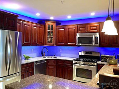 Blue LED Strip kit with connectors and Power. DIY!