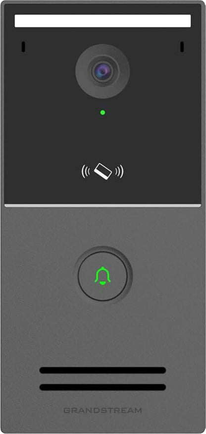 Grandstream GDS3727 IP Video Door Station | Outdoor Access Control, Video Intercom and Security Recording | Doorbell Key | Plastic Housing | Wi-Fi 6