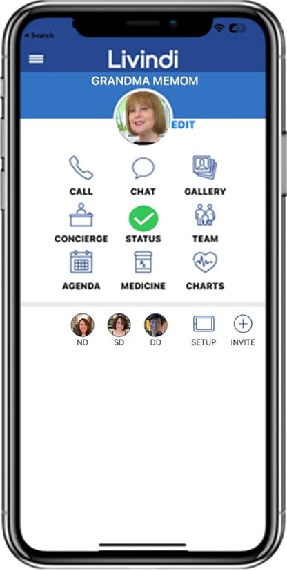 Home for Houses Ten Inch Tablet for Seniors with Emergency Alerts (WiFi or Cellular). Rated The Most Comprehensive Monitoring System for Older Adults by National Council on Aging