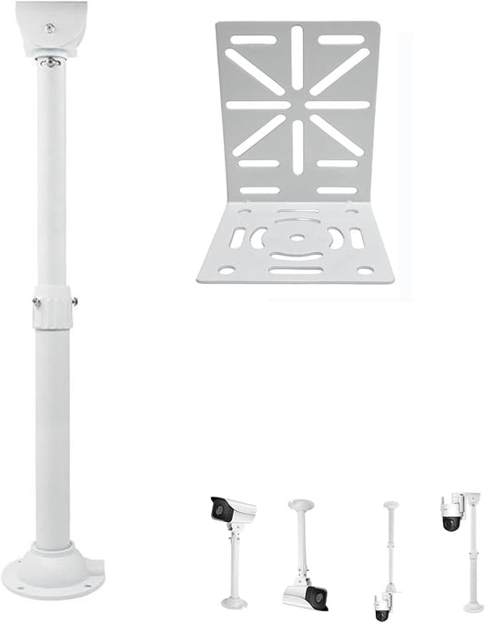 L-Shape Dome Camera Bracket, Wall Ceiling Mount for Security Dome Cameras, Wall Mount (L-DGNP+38-59)