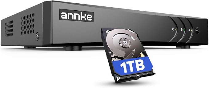 ANNKE 3K Lite 8CH Hybrid 5-in-1 Security Digital Video Recorder, 1TB HDD
