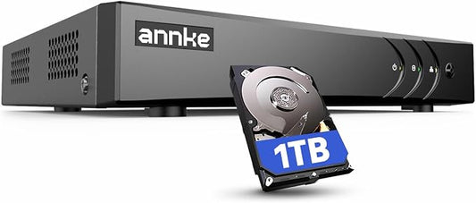 ANNKE 3K Lite 8CH Hybrid 5-in-1 Security Digital Video Recorder, 1TB HDD