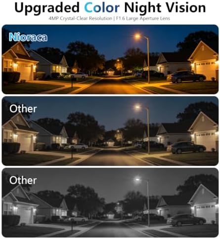 2K Wireless Window Cameras for Home Security, 6s Pre-Roll