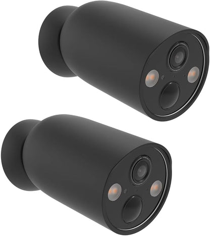 Protective Silicone Skin Cover for TP-Link Tapo MagCam 2024 PCMag(Tapo C425) and Tapo SolarCam 2K Security Cameras (2pack,Black)