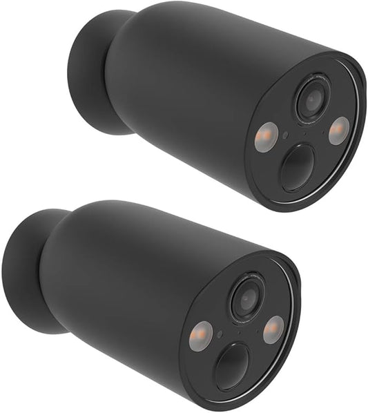 Protective Silicone Skin Cover for TP-Link Tapo MagCam 2024 PCMag(Tapo C425) and Tapo SolarCam 2K Security Cameras (2pack,Black)