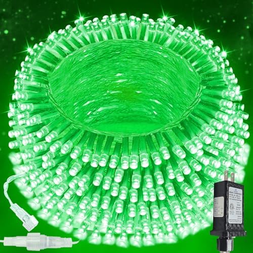 200 LED Connectable String Lights, 66FT Christmas Lights Outdoor Indoor