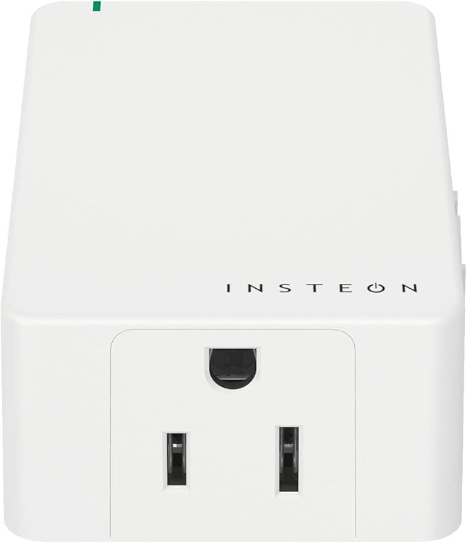 Insteon Smart On/Off Plug-in Module, 1800W, 3-Pin, 2635-222 - Indoor Only - Requires Insteon Hub for Voice Control with Amazon Alexa and Google Assistant