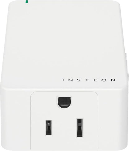 Insteon Smart On/Off Plug-in Module, 1800W, 3-Pin, 2635-222 - Indoor Only - Requires Insteon Hub for Voice Control with Amazon Alexa and Google Assistant