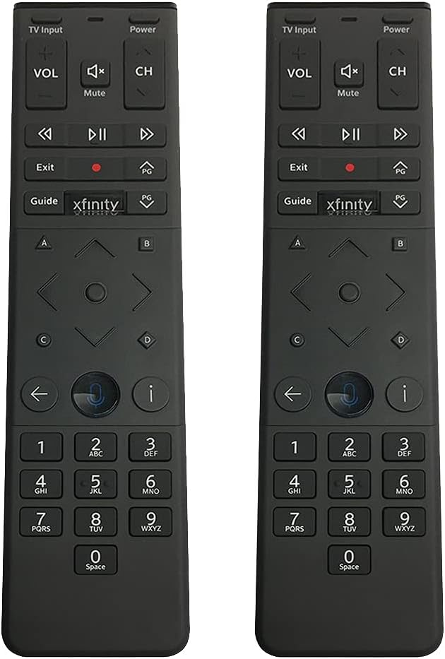 (2 Pack) Xfinity Comcast XR15 Voice Control Remote for X1 Xi6 Xi5 XG2 (Backlight)