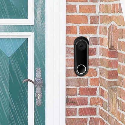 FINTIE Silicone Cover for Google Nest Doorbell (Wired, 1st/2nd gen), Black