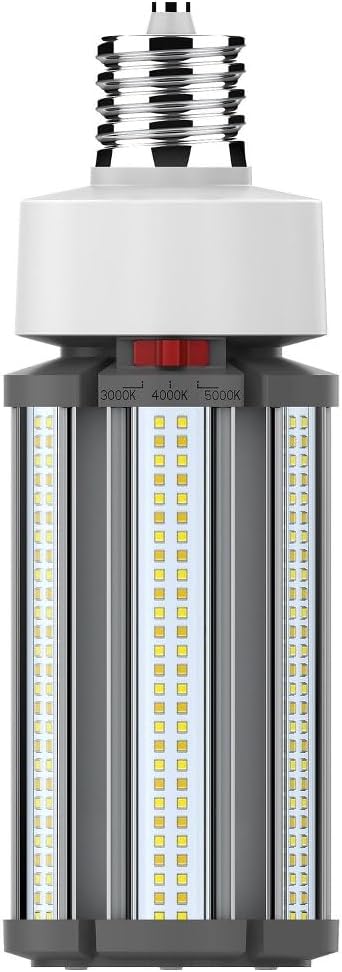 Satco ColorQuick 54W CCT Select Mogul Extended Base LED Lamp Utilitarian Style - 9.53 Inches Length and 3.3 Inches Width - Warm to Cool White - HID Replacement - 277-480 Volt - High Lumen