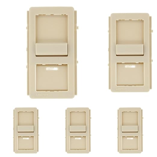 Leviton IPKIT-T LA CLR CONV KIT SLIDER/PUSH BTN (Pack of 5)
