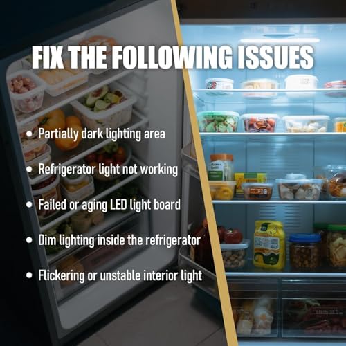 WISINY WR55X26671 Freezer LED Light Board for GE Refrigerator 5PCS