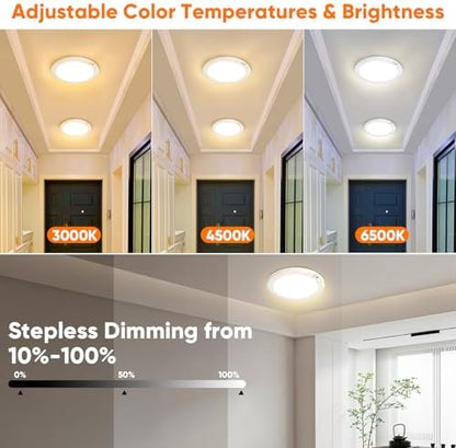 Rechargeable Motion Sensor Ceiling Light, Battery Operated Closet Light