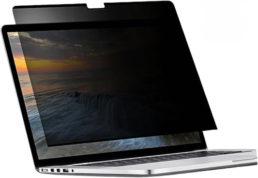 Easy On/Off Magnetic 360° Privacy Screen Filter Compatible with MacBook Air 15.3 inch (2023-2026, M2, M3, M4,M5), Anti Glare Laptop Privacy Screen Shield with Camera Cover - UV block 90%-Model: A3241, A3114, A2941