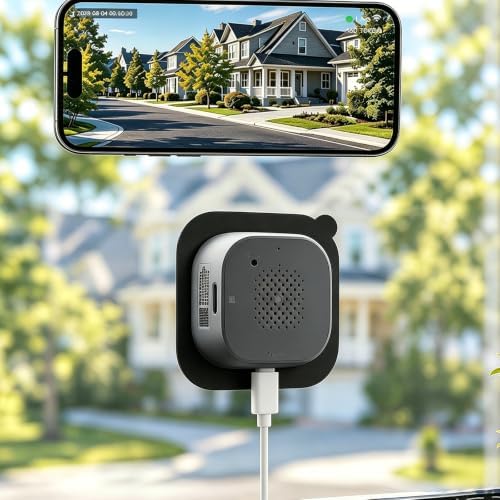 2K 3MP Window Camera with Night Vision, 5GHz & 2.4GHz WiFi Safeview Indoor Camera for Home Security, Anti-Glare Design, Motion/Human Detection, Easy & Quick Setup, 24/7 Recording (Gray, 1 Pack)