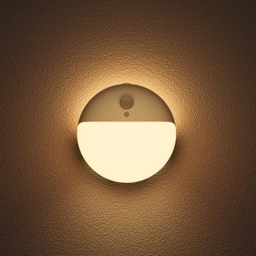 YUNLEX Toilet Light Motion Sensor, Battery Operated Night Light Indoor