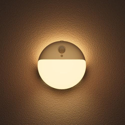 YUNLEX Toilet Light Motion Sensor, Battery Operated Night Light Indoor