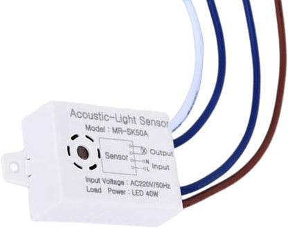 LED Light Automatic Sound Sensor Switch 220V Lamp Voice Control Smart Auto On Off Module Detector For LED Downlights/Lamp