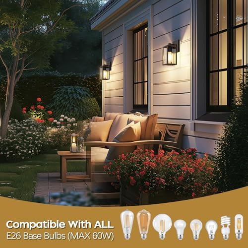 Outdoor Front Porch Light Wall Mount, Exterior lighting fixtures for House