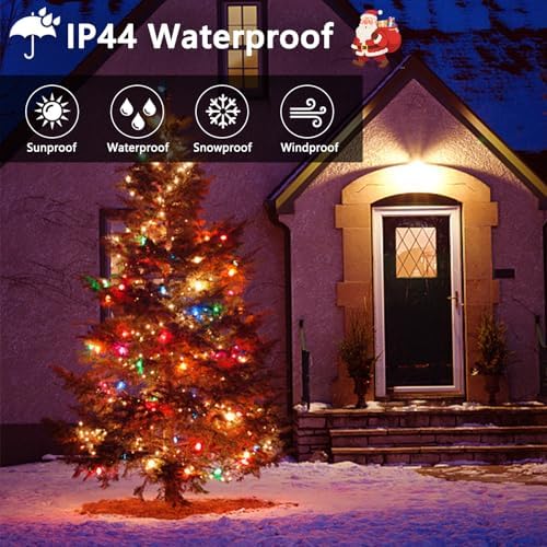 BHCLIGHT 50FT 1000LED Cluster Christmas Lights with Remote, Multicolor
