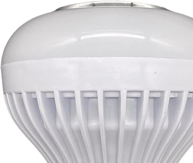 Music Light Bulb Plastic RGB Multicolor Adjustable Smart Light Bulb 12W for Bar Restaurant