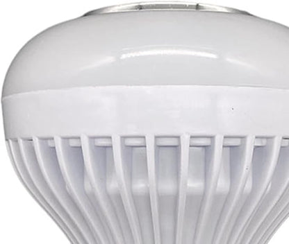Music Light Bulb Plastic RGB Multicolor Adjustable Smart Light Bulb 12W for Bar Restaurant