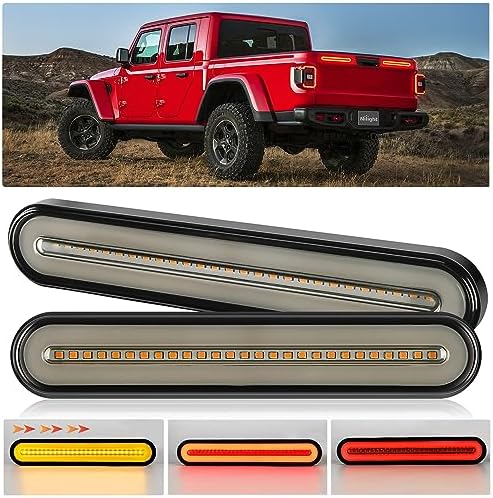 Nilight Trailer Tail Light Bar 3-in-1 Running Stop Turn Signals Brake Bar