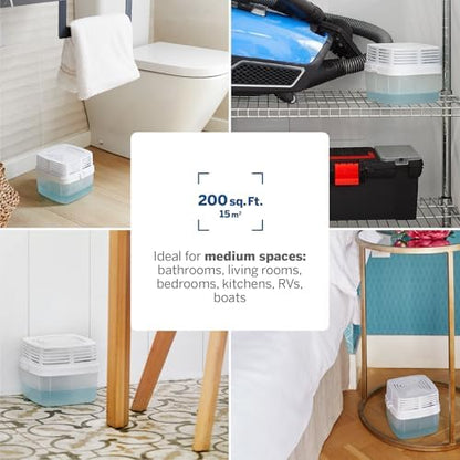 HUMYDRY Moisture Absorber Dehumidifier with 3 Refills 15.9oz Premium Device