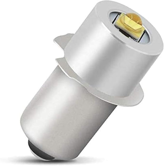 eecoo Upgrade LED Flashlight Bulb, 5W 6-24V P13.5S High Power LED Upgrade Bulb Replacement Part LED Conversion Kit Bulbs for Torch Tooling Lantern Work Light Bulbs Replacement(1 Pack)