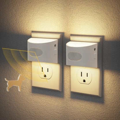 JandCase Motion Sensor Night Light, Night Lights Plug into Wall