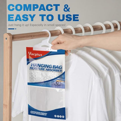 Vacplus Moisture Absorber, 10Pack Hanging, Strong Absorption, Unscented
