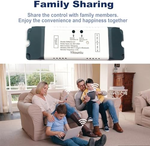 EWeLink 2CH WiFi Relay Switch AC85V-250V DIY Smart Home Control Module