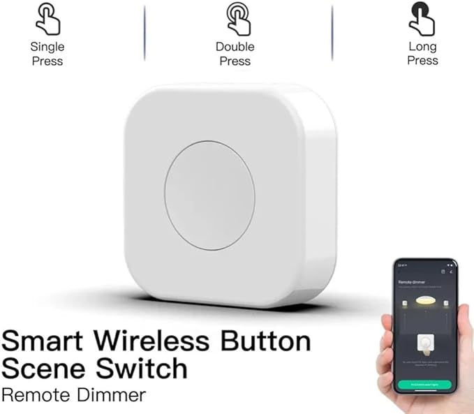Tuya Zigbee Button Smart Scene Switch ZigBee Devices Button Automation Work with Smart Life