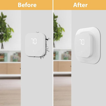 CaseBot Wall Plate Cover for Amazon Smart Thermostat 2021, White