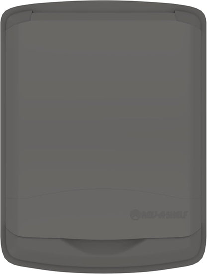 Rev-A-Shelf 50 Qt Under Sink Garbage Can Lid for Base Kitchen and Bathroom Cabinet, Replacement Plastic Trash Bin Lid Only, Gray, RV-50-LID-13-1-40