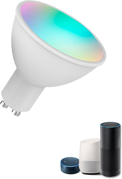 Zerodis Smart Light Bulb,Color Changing Light Bulb Voice Control APP Remote Control Timing Function RGB + W + C Lighting Work with Echo (5)