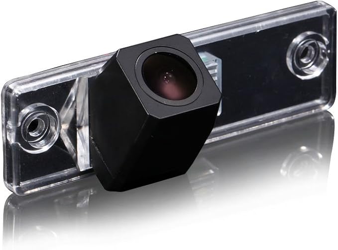 Rear View Back Up Reverse Parking Camera in License Plate Lighting Night Version (NTSC) for Saab 9-3/93 /9-X/ 97X/ 9-4X /95/9-5 Toyota Land Cruiser Prado (Model B= Screw)