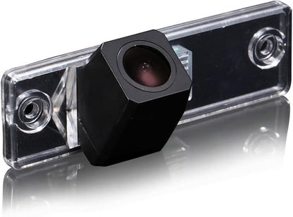 Rear View Back Up Reverse Parking Camera in License Plate Lighting Night Version (NTSC) for Saab 9-3/93 /9-X/ 97X/ 9-4X /95/9-5 Toyota Land Cruiser Prado (Model B= Screw)