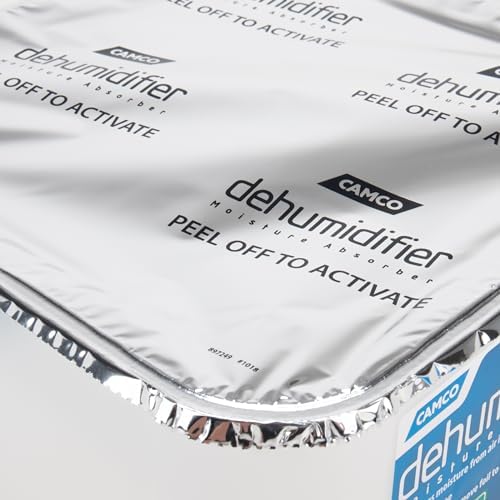 Camco Moisture Absorber Bucket - Features Fast-Acting Moisture-Absorbing Agent - No-Fragrance Beads – Use with RV Storage, Camper Organization & More (44282) (Pack of 4)