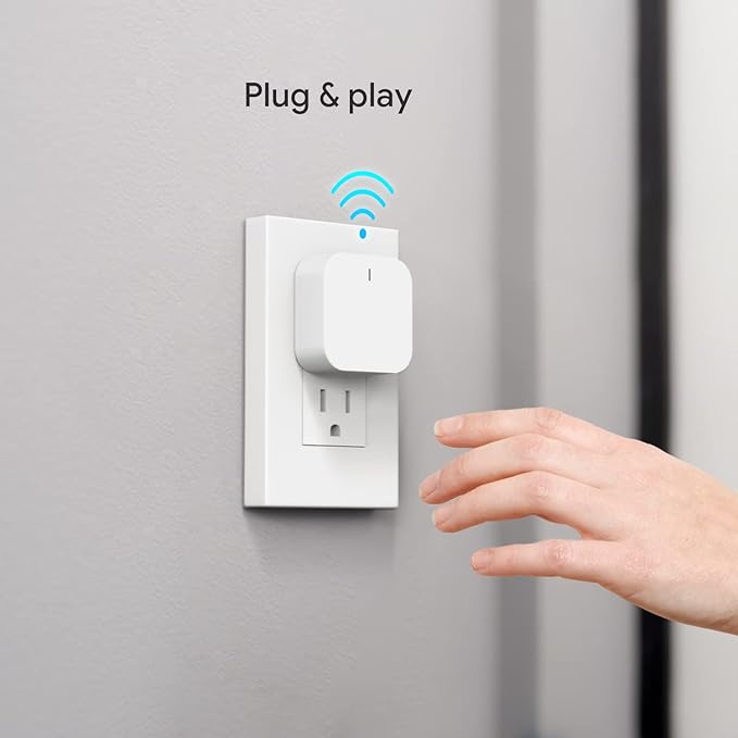 TREATLIFE Zigbee Hub Gateway, 2.4 GHz WiFi Smart Home Hub, Compatible with Alexa & Google Home, Only for TREATLIFE Zigbee Water Leak Detector, Motion Sensor and Smart Door Sensor, 1 Pack