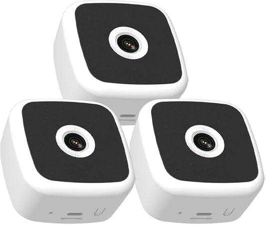 SOIADV Window Camera for Home Security 3Pack, Wireless Security Camera System with Battery Powered, Indoor Camera with 4MP QHD, Motion Detection, Smart AI Color Night Vision, 2.4G&5GHz