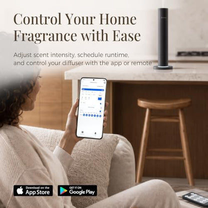 Waterless Essential Oil Diffuser with 5 Oils Starter Kit