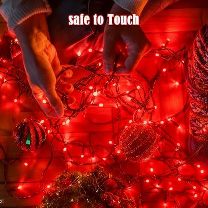BHCLIGHT Voice Control 88 Ft 240 LED Smart String Lights with Remote, Red