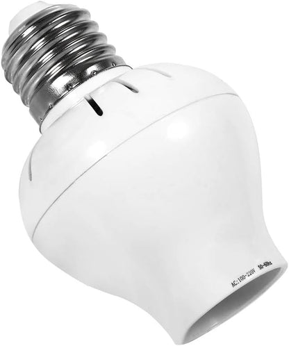 E27 Lamp Socket Adapter Converter Holder Ac 100 240V Motion Sensor LED Light Bulb Switch Socket Lamp Holder for LED Bulbs and LED Energy Saving Smart Bulb