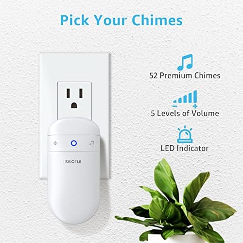 Door Chime When Door Opens, Door Opened Alarm for Home, 2-Sensor 1-Receiver