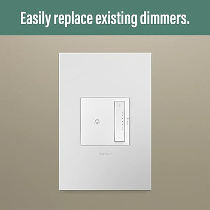 Legrand adorne with Netatmo Tru Universal Wi-Fi Enabled Smart Dimmer Switch in White, WNAL50W1