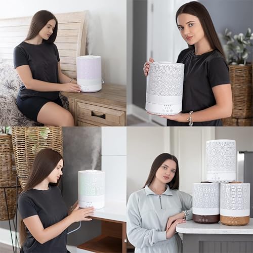 BlueHills 2500 ML XL Essential Oil Diffuser Aroma Humidifier Décor White
